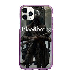 Чехол iPhone 11 Pro матовый Bloodborne, цвет: 3D-фиолетовый