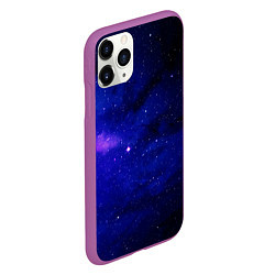 Чехол iPhone 11 Pro матовый КОСМОС, цвет: 3D-фиолетовый — фото 2
