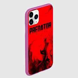 Чехол iPhone 11 Pro матовый PREDATOR, цвет: 3D-фиолетовый — фото 2