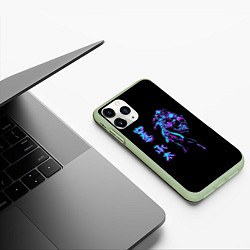 Чехол iPhone 11 Pro матовый Jotaro Kujo, Jojo, цвет: 3D-салатовый — фото 2