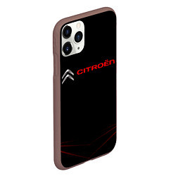 Чехол iPhone 11 Pro матовый CITROЁN, цвет: 3D-коричневый — фото 2