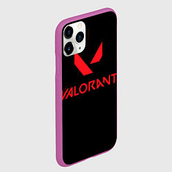 Чехол iPhone 11 Pro матовый VALORANT, цвет: 3D-фиолетовый — фото 2