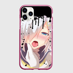 Чехол iPhone 11 Pro матовый AHEGAO, цвет: 3D-малиновый