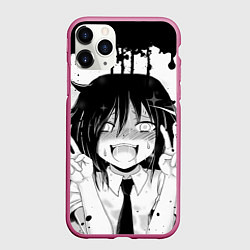 Чехол iPhone 11 Pro матовый AHEGAO, цвет: 3D-малиновый