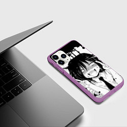 Чехол iPhone 11 Pro матовый AHEGAO, цвет: 3D-фиолетовый — фото 2