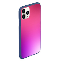 Чехол iPhone 11 Pro матовый Нежный цвет, цвет: 3D-тёмно-синий — фото 2