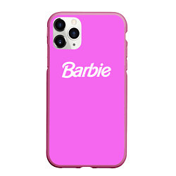 Чехол iPhone 11 Pro матовый Barbie, цвет: 3D-малиновый
