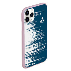 Чехол iPhone 11 Pro матовый Mitsubishi, цвет: 3D-розовый — фото 2
