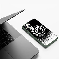 Чехол iPhone 11 Pro матовый Blink-182 7, цвет: 3D-темно-зеленый — фото 2