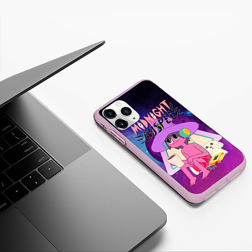 Чехол iPhone 11 Pro матовый The Midnight Gospel / 3D-Розовый – фото 3