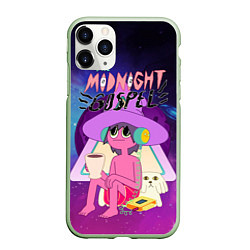 Чехол iPhone 11 Pro матовый The Midnight Gospel, цвет: 3D-салатовый
