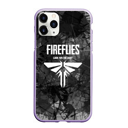 Чехол iPhone 11 Pro матовый THE LAST OF US, цвет: 3D-светло-сиреневый