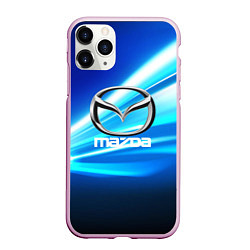 Чехол iPhone 11 Pro матовый MAZDA, цвет: 3D-розовый
