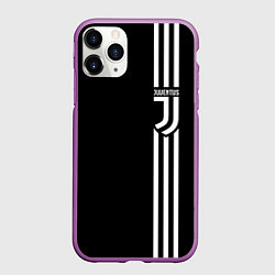 Чехол iPhone 11 Pro матовый JUVENTUS, цвет: 3D-фиолетовый