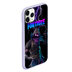 Чехол iPhone 11 Pro матовый Raven Fortnite, цвет: 3D-светло-сиреневый — фото 2