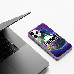Чехол iPhone 11 Pro матовый FORTNITE, цвет: 3D-серый — фото 2