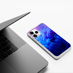 Чехол iPhone 11 Pro матовый Fire, цвет: 3D-белый — фото 2