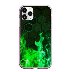 Чехол iPhone 11 Pro матовый Fire