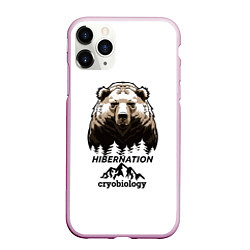 Чехол iPhone 11 Pro матовый Hibernation, цвет: 3D-розовый