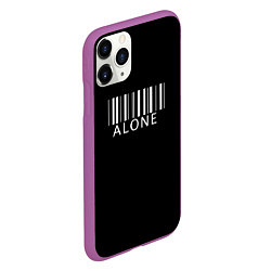 Чехол iPhone 11 Pro матовый Alone, цвет: 3D-фиолетовый — фото 2