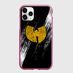 Чехол iPhone 11 Pro матовый Wu-Tang Clan, цвет: 3D-малиновый