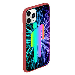 Чехол iPhone 11 Pro матовый BILLIE EILISH, цвет: 3D-красный — фото 2