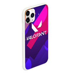 Чехол iPhone 11 Pro матовый Valorant, цвет: 3D-белый — фото 2