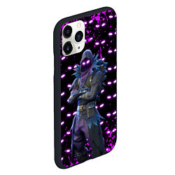 Чехол iPhone 11 Pro матовый Fortnite Raven, цвет: 3D-черный — фото 2