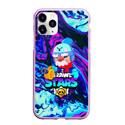 Чехол iPhone 11 Pro матовый BRAWL STARS GALE, цвет: 3D-розовый