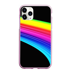 Чехол iPhone 11 Pro матовый ABSTRACT TREND, цвет: 3D-розовый