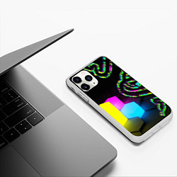 Чехол iPhone 11 Pro матовый RAZER, цвет: 3D-белый — фото 2