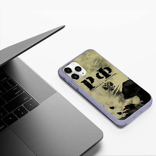Чехол iPhone 11 Pro матовый РФ / 3D-Светло-сиреневый – фото 3