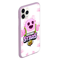 Чехол iPhone 11 Pro матовый Sakura Spike Brawl Stars, цвет: 3D-сиреневый — фото 2
