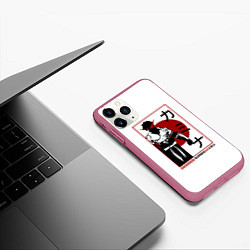 Чехол iPhone 11 Pro матовый Гуррен Лаганн Камина, цвет: 3D-малиновый — фото 2