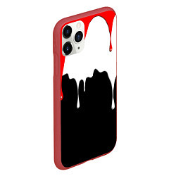 Чехол iPhone 11 Pro матовый ПОДТЁКИ, цвет: 3D-красный — фото 2