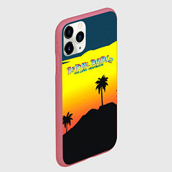 Чехол iPhone 11 Pro матовый HOTLINE MIAMI2, цвет: 3D-малиновый — фото 2