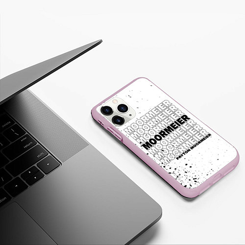 Чехол iPhone 11 Pro матовый PAYTON MOORMEIER - ТИКТОК / 3D-Розовый – фото 3