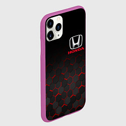 Чехол iPhone 11 Pro матовый HONDA, цвет: 3D-фиолетовый — фото 2