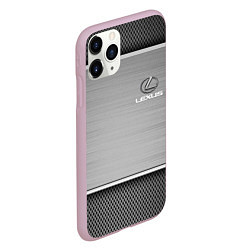 Чехол iPhone 11 Pro матовый LEXUS, цвет: 3D-розовый — фото 2