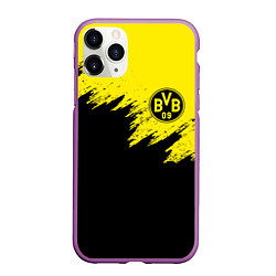 Чехол iPhone 11 Pro матовый BORUSSIA, цвет: 3D-фиолетовый