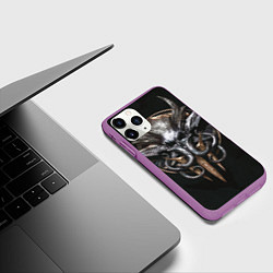 Чехол iPhone 11 Pro матовый Baldurs gate 3, цвет: 3D-фиолетовый — фото 2