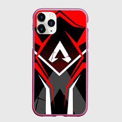 Чехол iPhone 11 Pro матовый APEX, цвет: 3D-малиновый