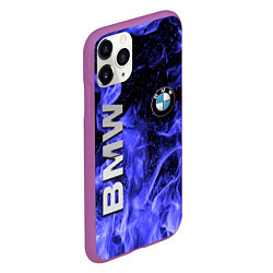 Чехол iPhone 11 Pro матовый BMW, цвет: 3D-фиолетовый — фото 2