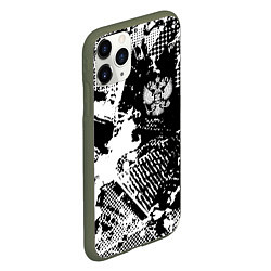 Чехол iPhone 11 Pro матовый Россия, цвет: 3D-темно-зеленый — фото 2