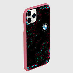 Чехол iPhone 11 Pro матовый BMW, цвет: 3D-малиновый — фото 2