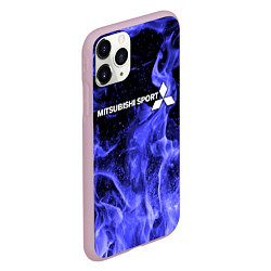 Чехол iPhone 11 Pro матовый MITSUBISHI, цвет: 3D-розовый — фото 2