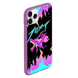 Чехол iPhone 11 Pro матовый PROMARE, цвет: 3D-фиолетовый — фото 2