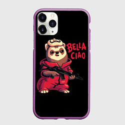 Чехол iPhone 11 Pro матовый Bella Ciao, цвет: 3D-фиолетовый