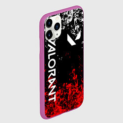 Чехол iPhone 11 Pro матовый VALORANT, цвет: 3D-фиолетовый — фото 2