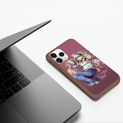 Чехол iPhone 11 Pro матовый JoJo, цвет: 3D-коричневый — фото 2